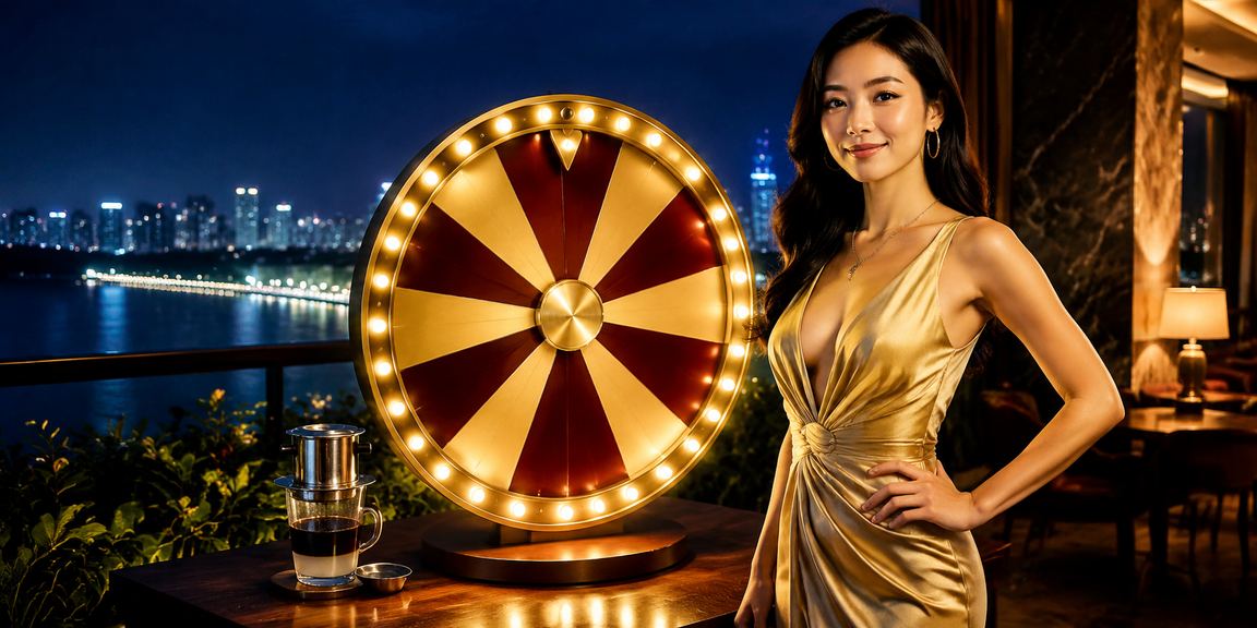 Người dùng Hà Nội kiểm tra cấp bậc VIP trên điện thoại bên ly cà phê sáng