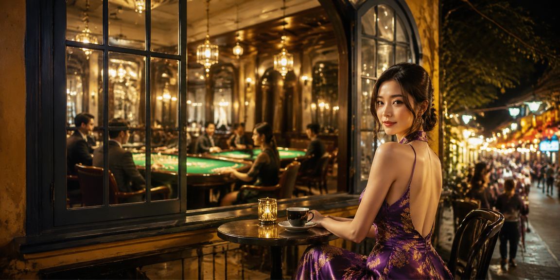 Người chơi tại Phú Quốc thưởng thức cà phê và tham gia trò chơi bài trực tuyến